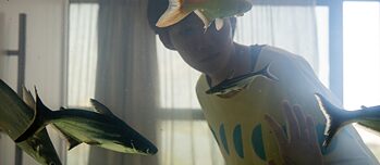 Chen Xiao Xin in “Dormir de olhos abertos / Sleep with Your Eyes Open”. Director: Nele Wohlatz